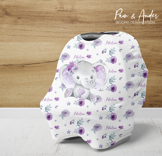 Purple Elephant Multi-use cover