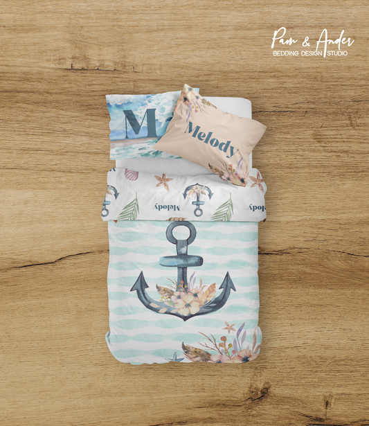 Nautical Girl Bedding set