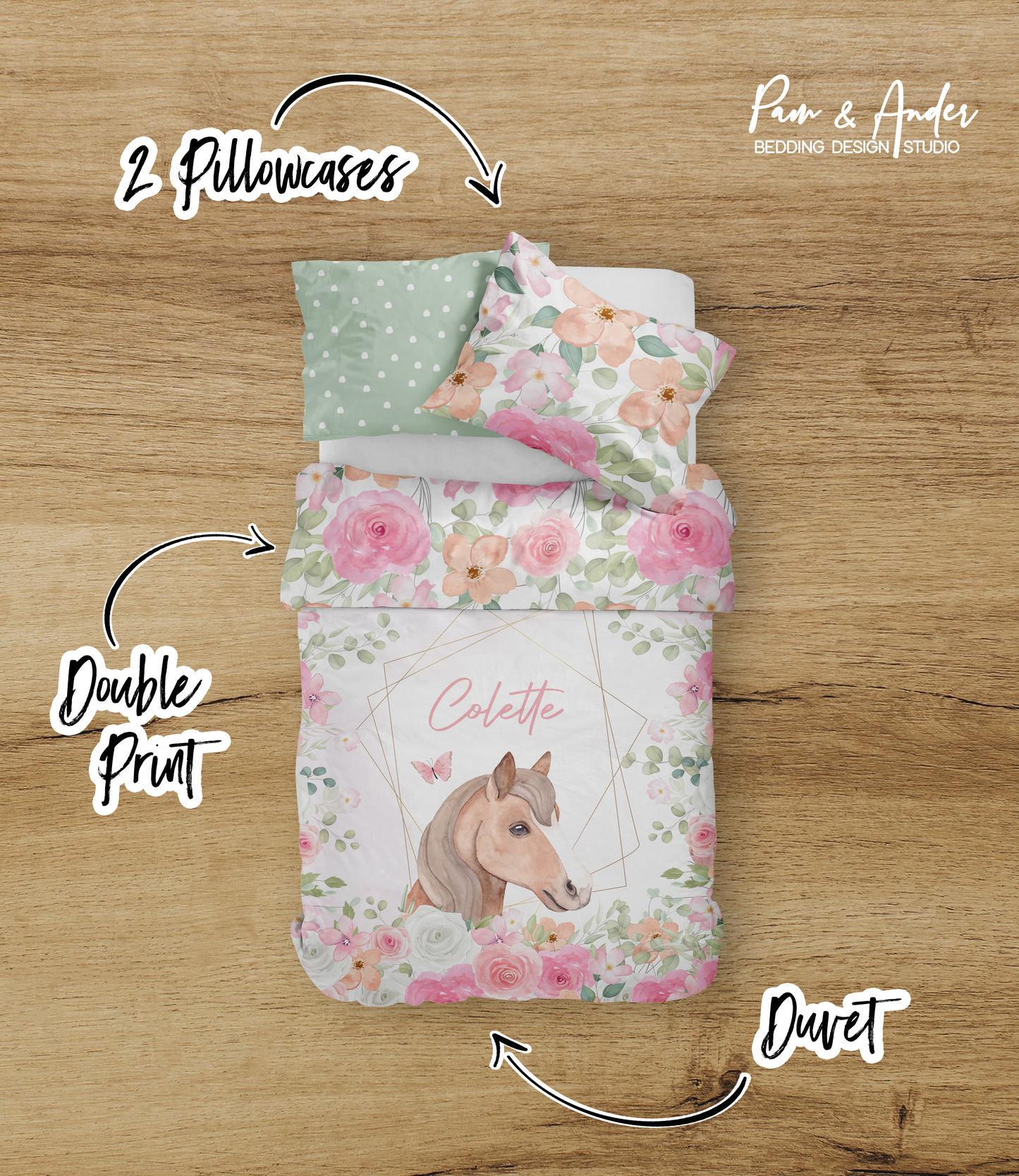 Horse Girl Bedding set