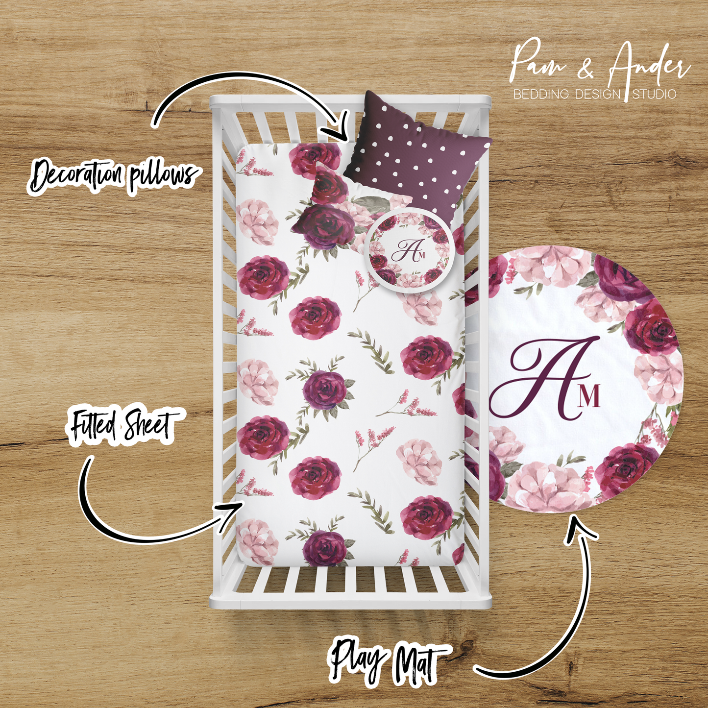 Burgundy Floral Build your Bundle