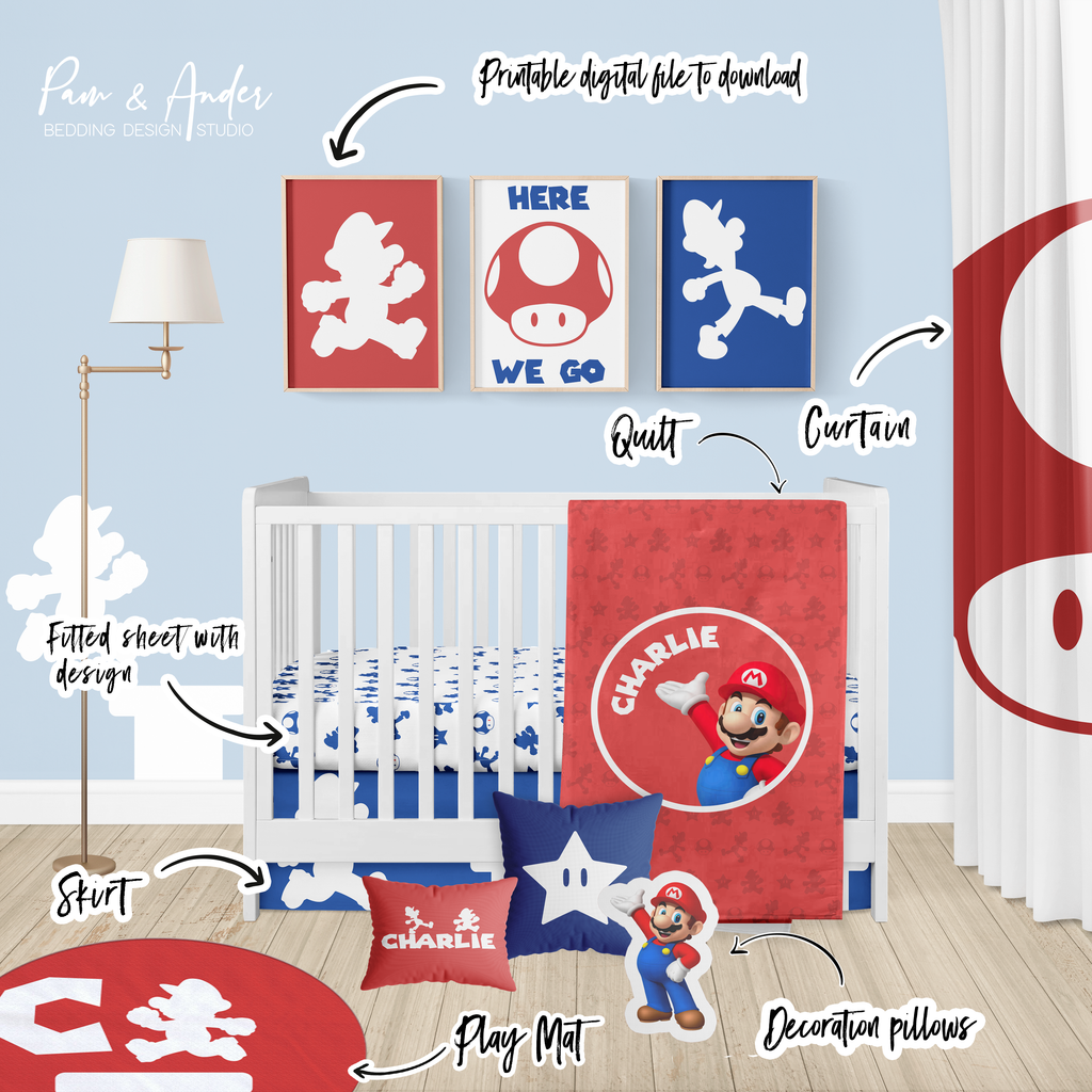 Mario 2025 crib sheets