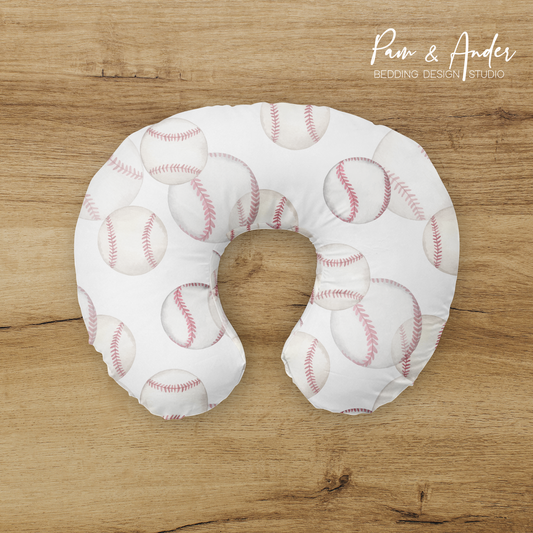 Baseball Boppy pillow cover