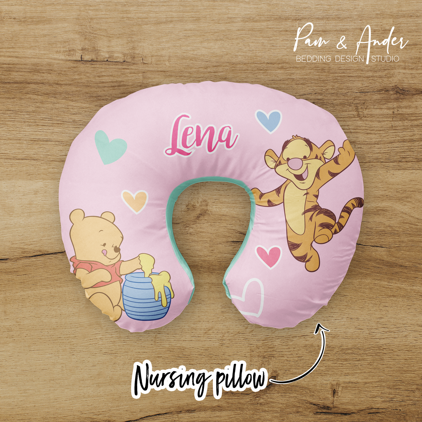 Winnie Pooh Hearts Accessories set