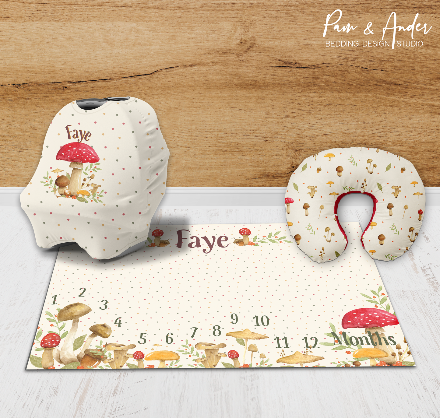 Mushroom Accessories set