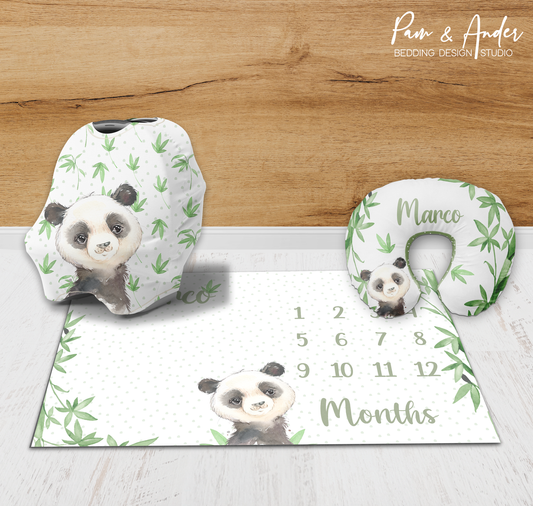 Panda Boy Accessories set