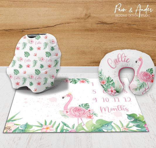 Flamingo Girl Accessories set