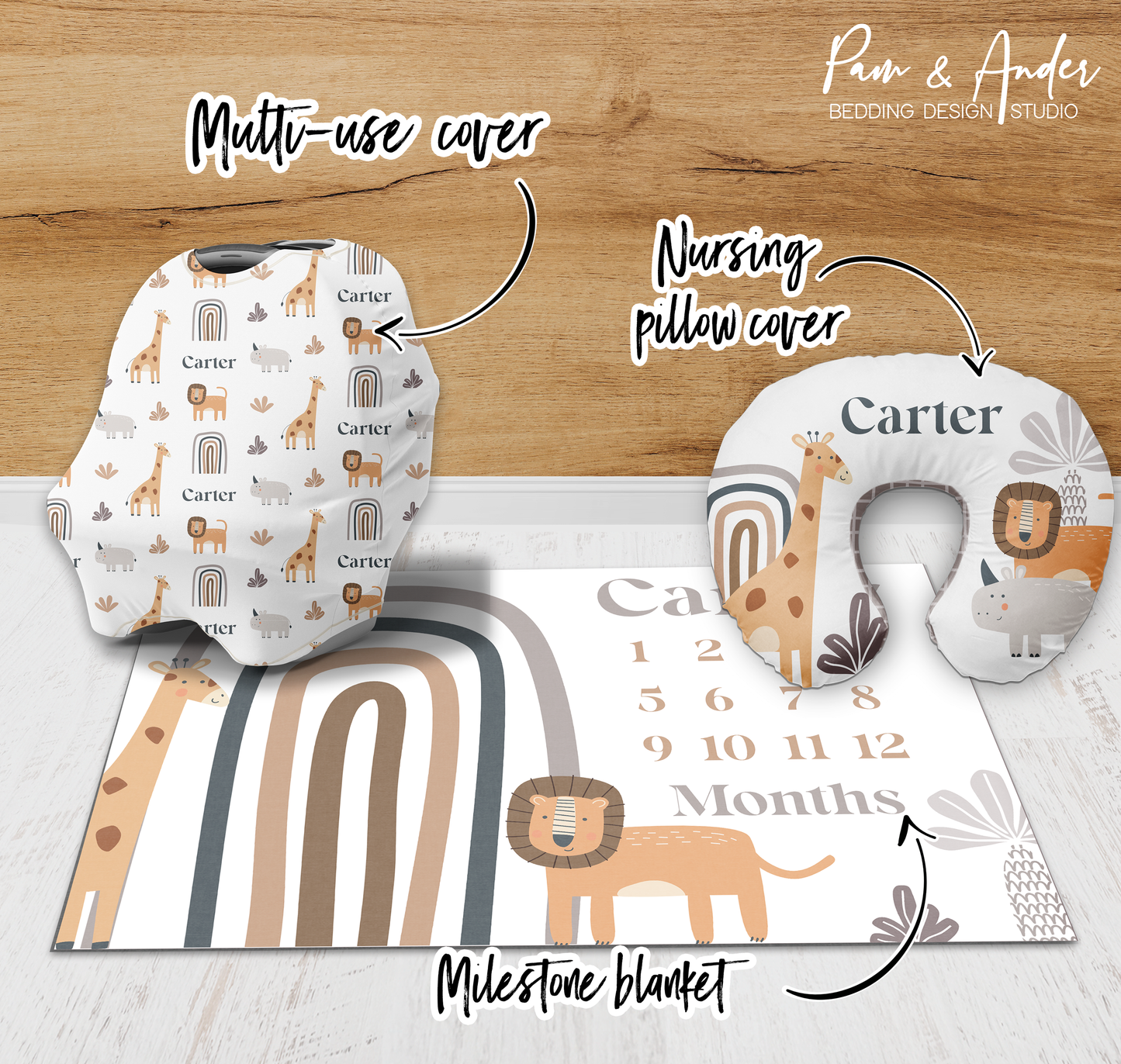 Safari Neutral Accessories set