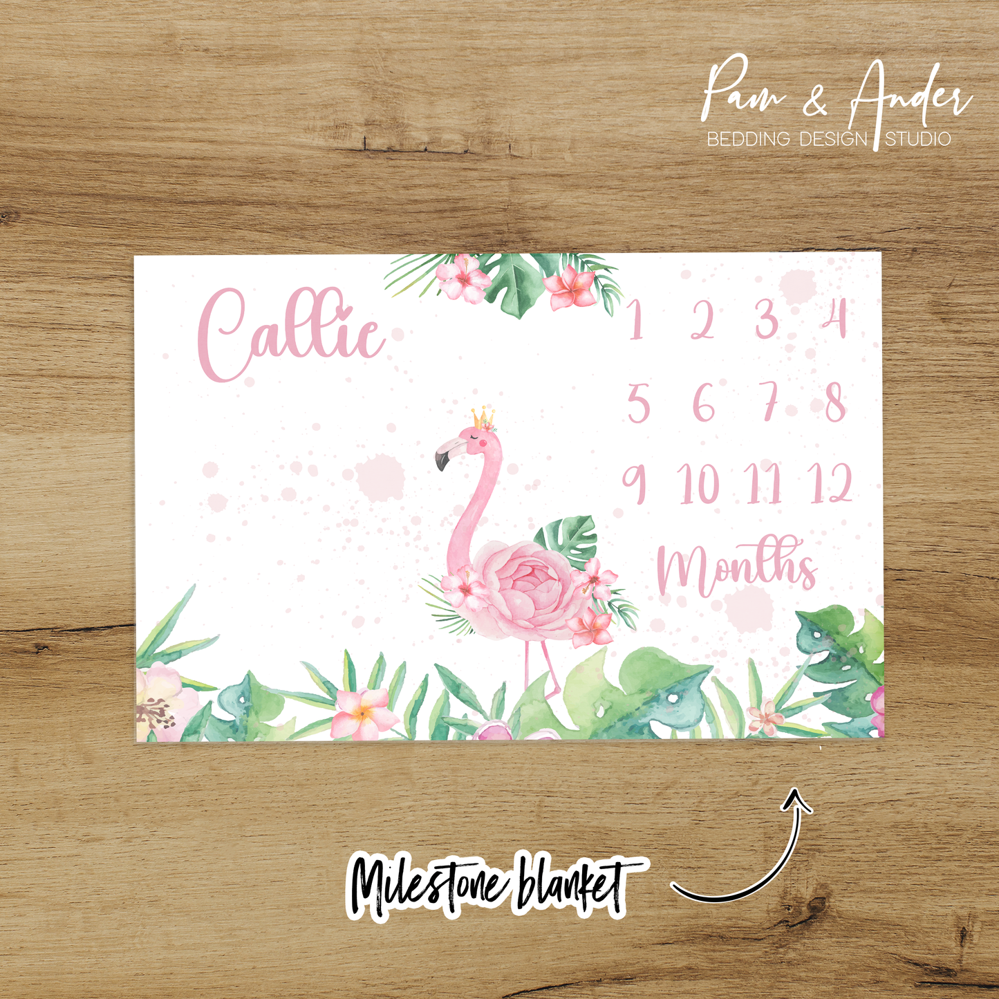 Flamingo Girl Accessories set