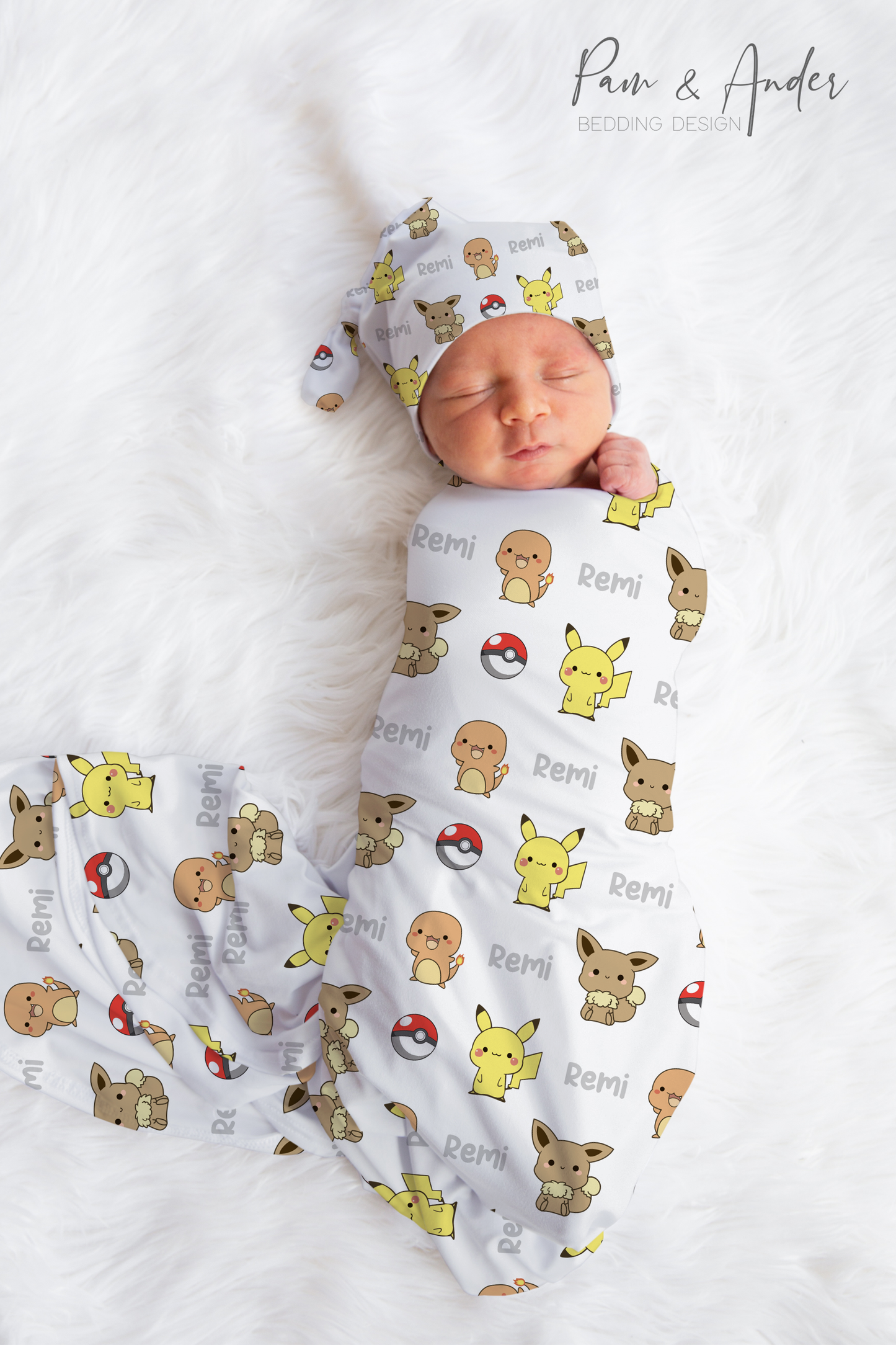 Pokemon Baby Boy Swaddle Set