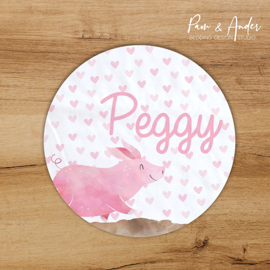 Heart Pig Play mat