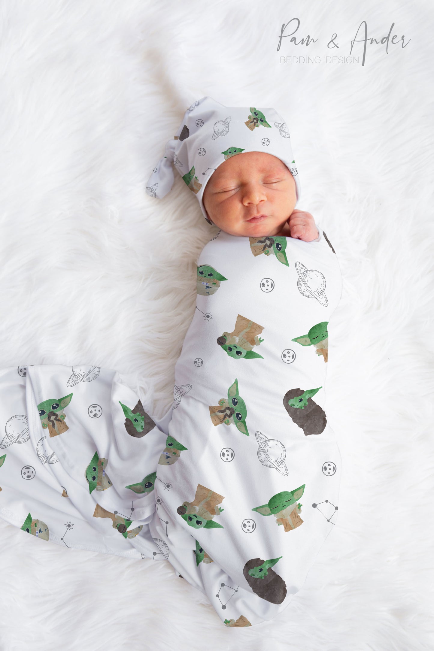 Baby Yoda Baby Boy Swaddle Set