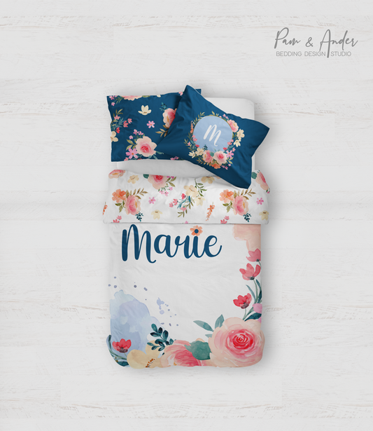 Flowers Blue Bedding set