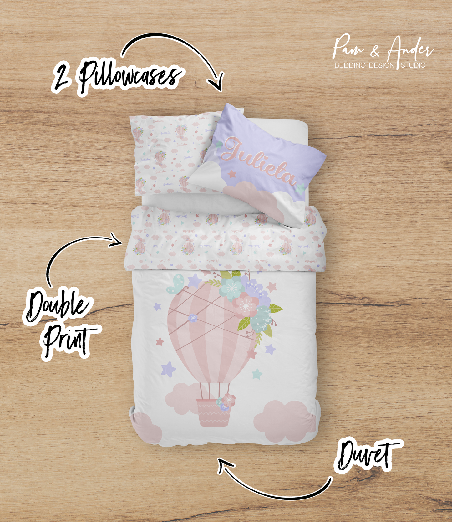 Hot Air Balloon Bedding set