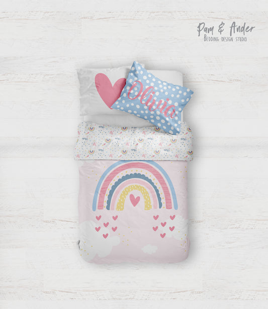 Rainbow bedding set