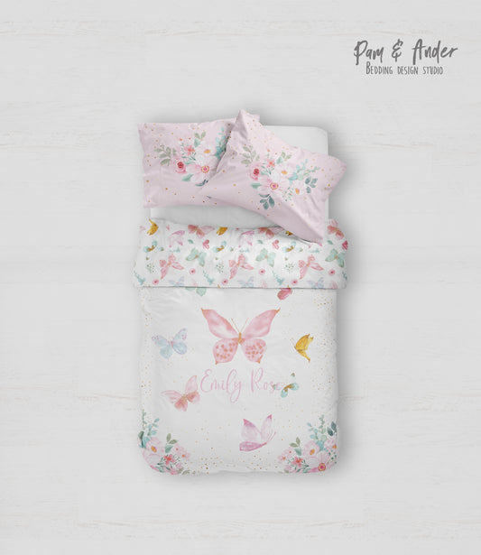 Butterfly bedding set