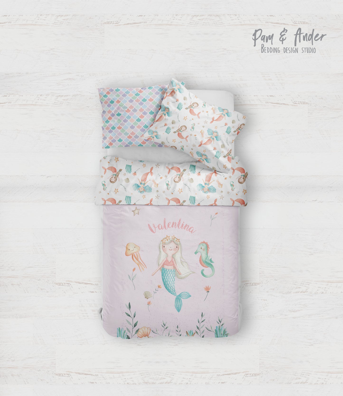 Mermaid bedding set