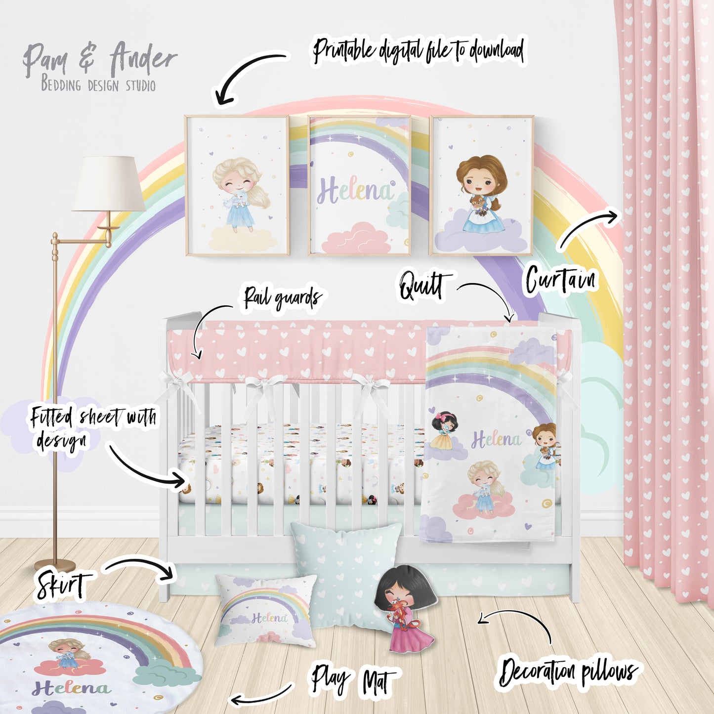 Princesses and rainbows Build your Bundle