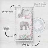 Elephant Crib Bedding Set