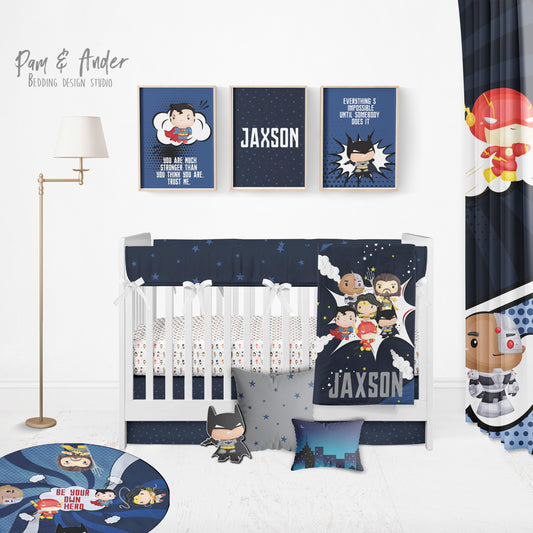 Superheroes Crib Build your Bundle