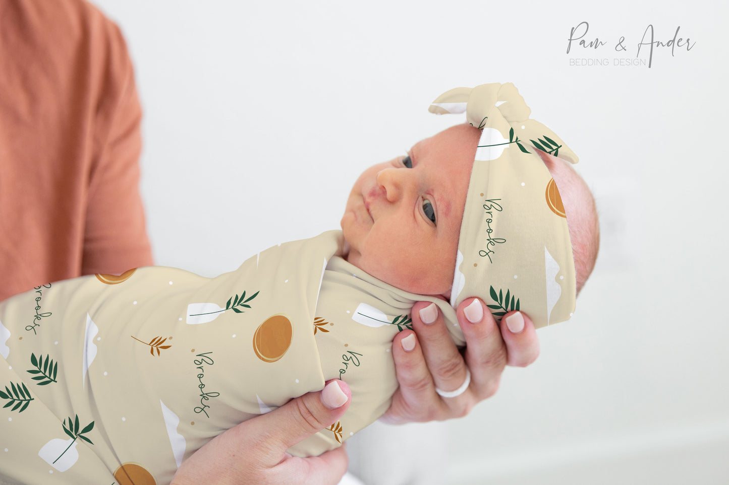 Boho Dessert Baby Unisex Swaddle Set