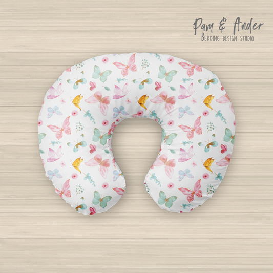 Butterfly boppy pillow cover