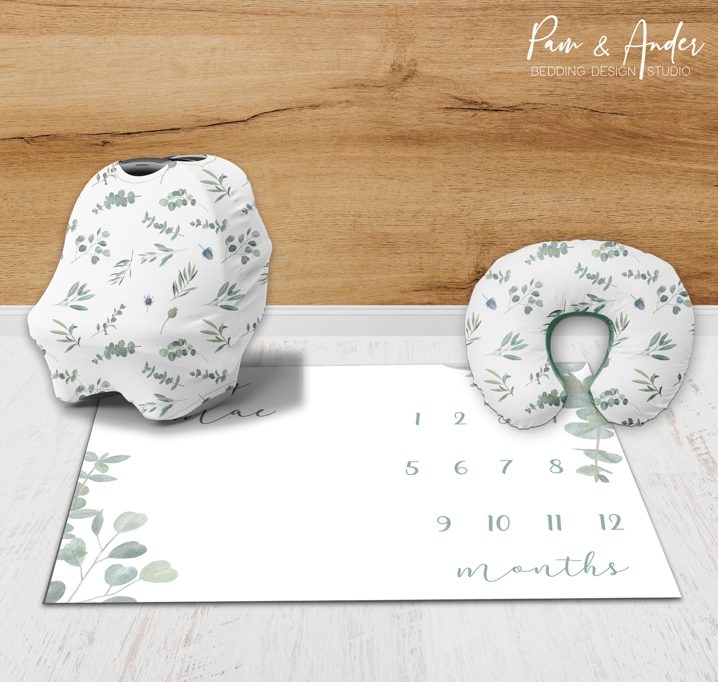 Greenery Emery accessories set