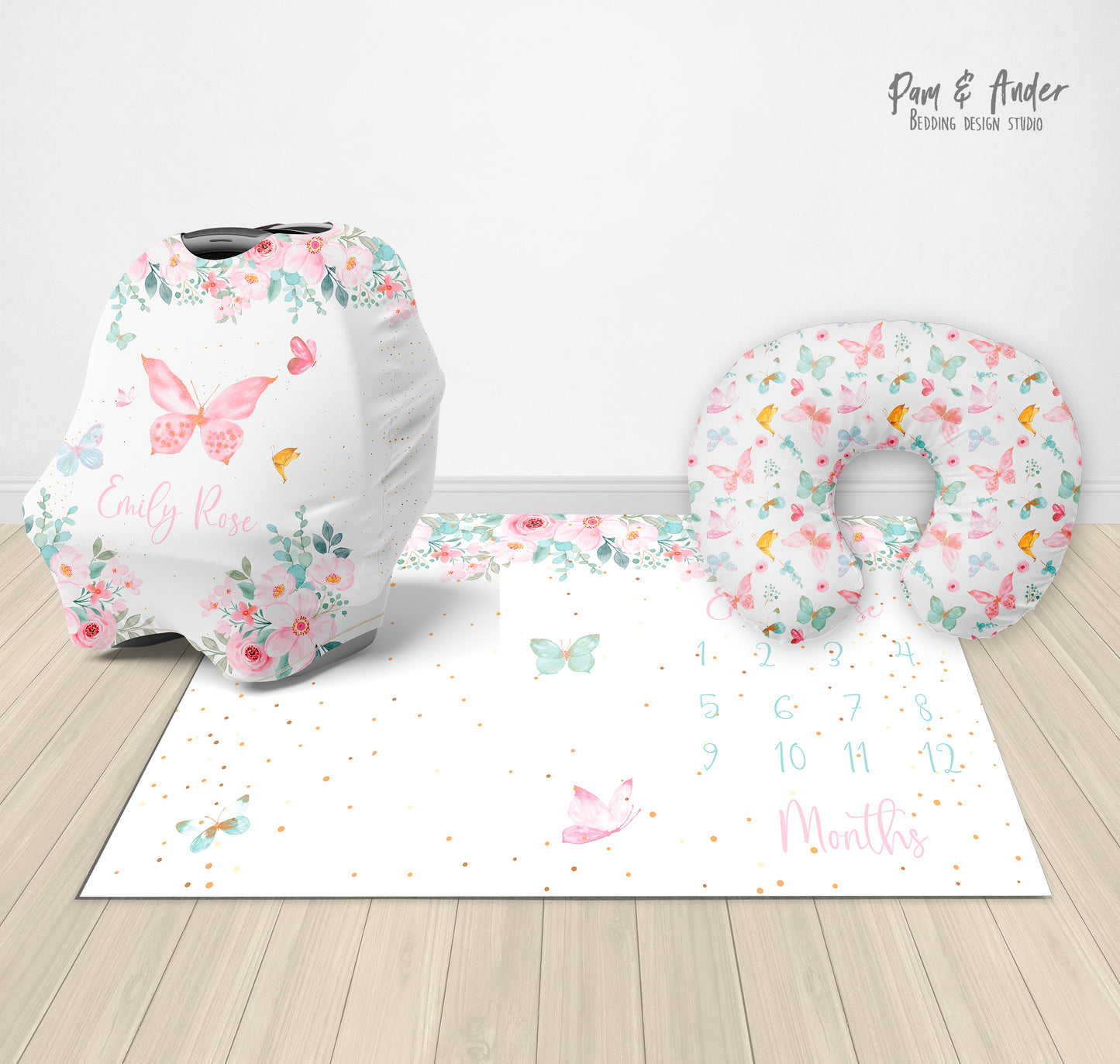 Butterfly accessories set