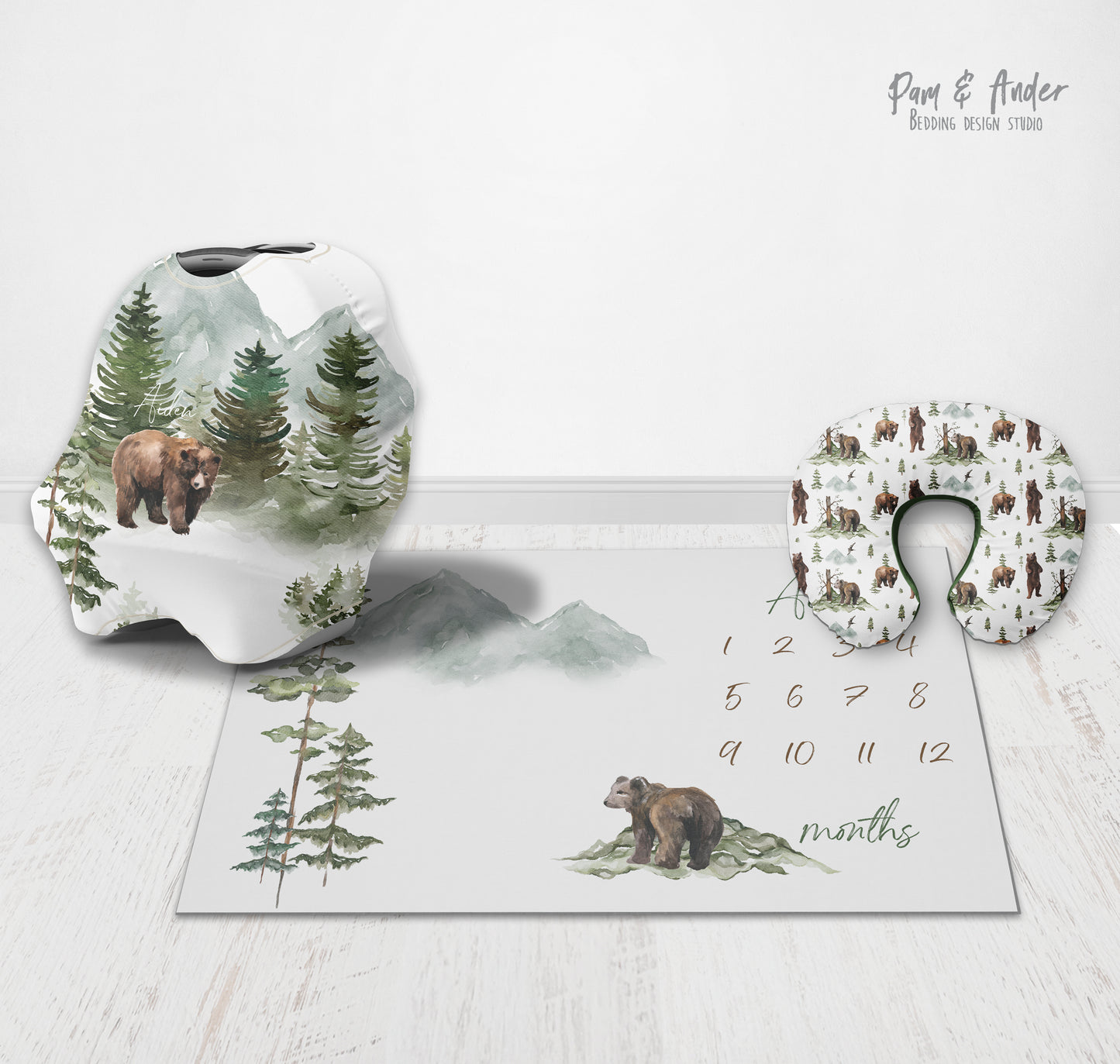 Bear accessories set