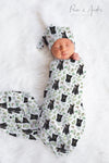 Woodland 3 Baby Boy Swaddle Set