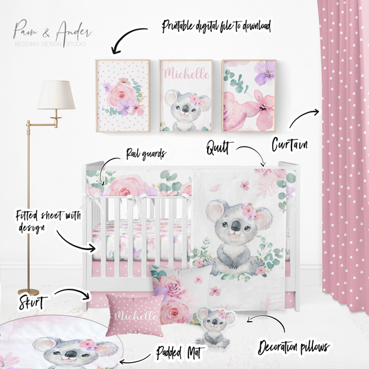 Koala Crib Bedding Set