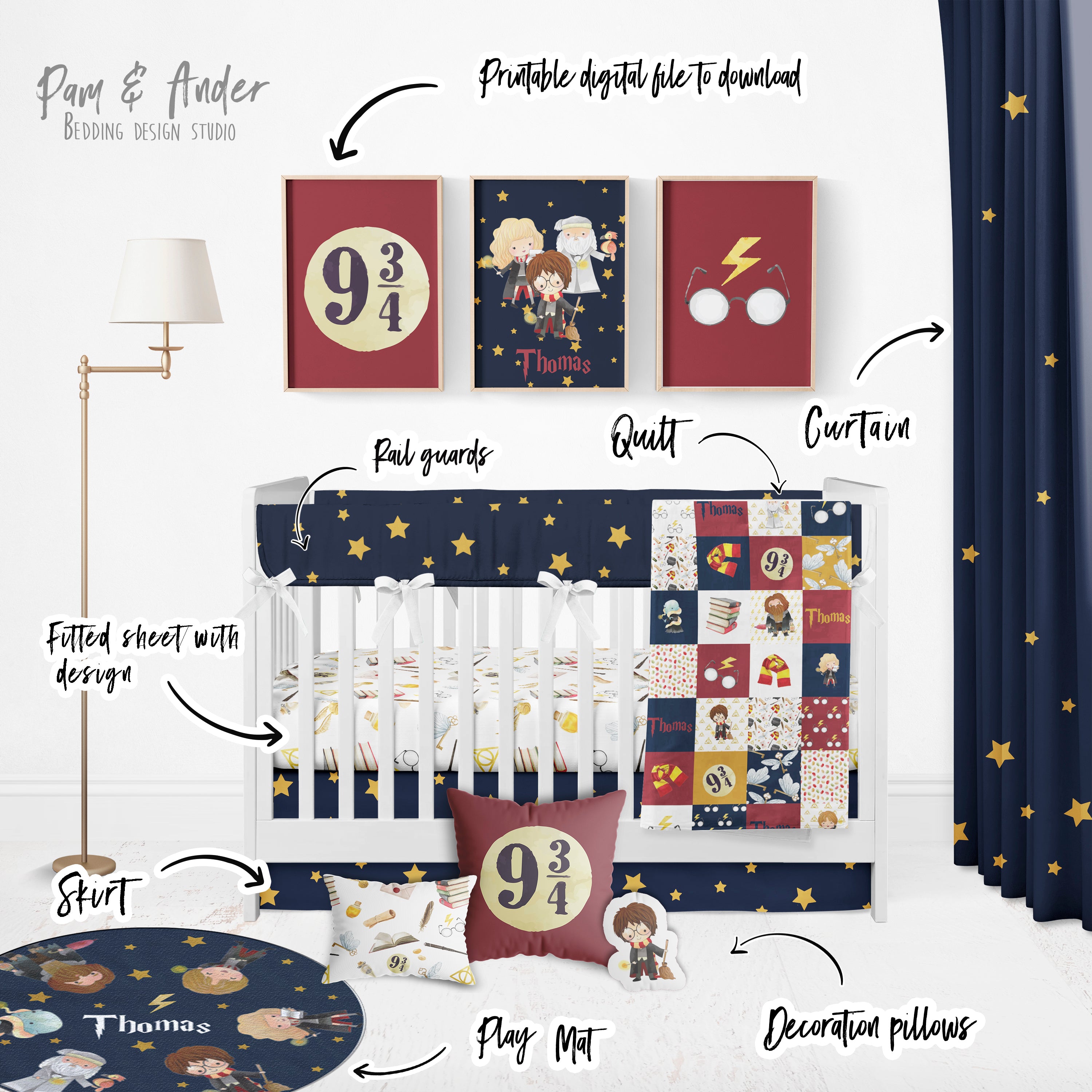 Harry potter cot bedding online