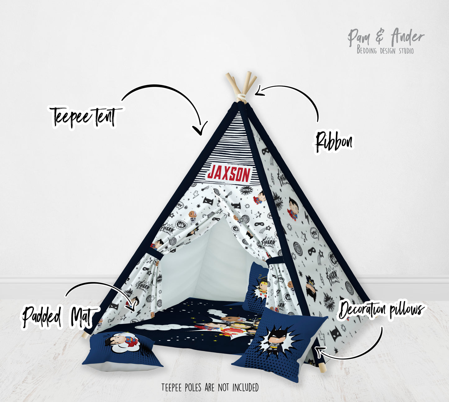 DC Superheroes teepee