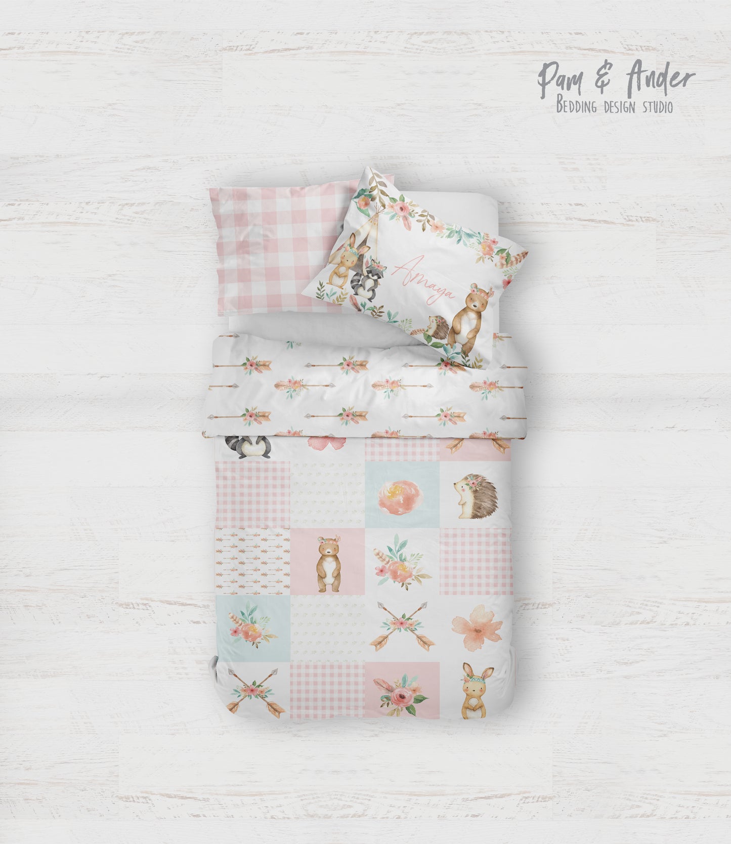 Woodland Girl Bedding set