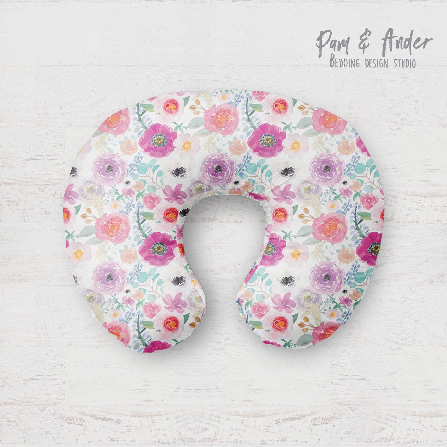 pink boppy pillow cover