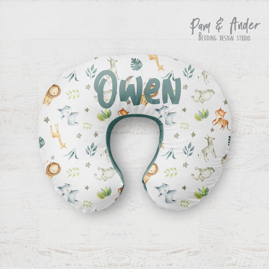 Jungle boppy pillow cover