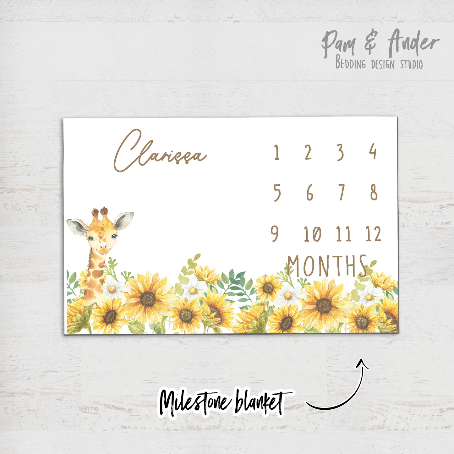 Sunflower accessories set