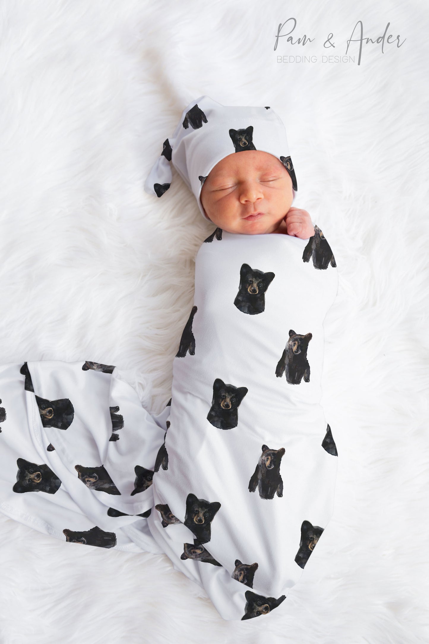 Woodland 2 Baby Boy Swaddle Set