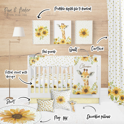 Sunflower nursery outlet set